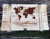 Große Maritime Erinnerungskiste "Weltkarte" für Reiseerinnerungen